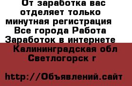 От заработка вас отделяет только 5 минутная регистрация  - Все города Работа » Заработок в интернете   . Калининградская обл.,Светлогорск г.